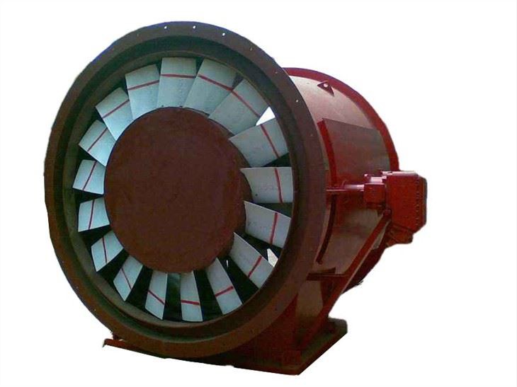 Ducted flue gas exhaust fan Fire fan